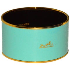 Pop of Color! Hermes Enamel Wide Bangle 