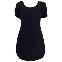 Fabulous Anne Fontaine's Little Black Dress with Puffy Short Sleeves.