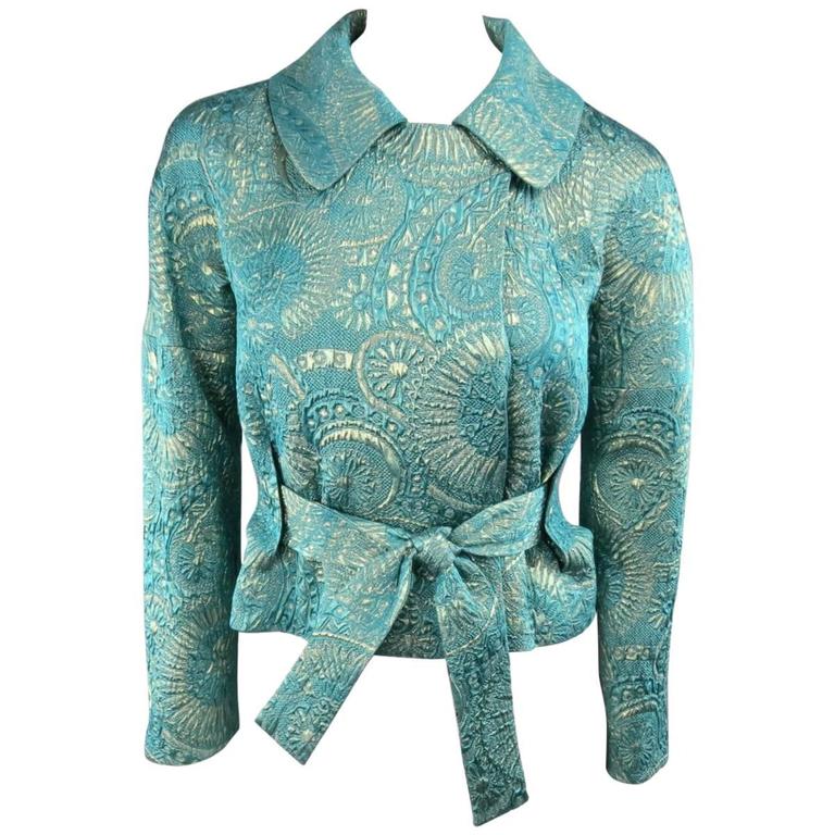 Martini Silk Jacket Teal