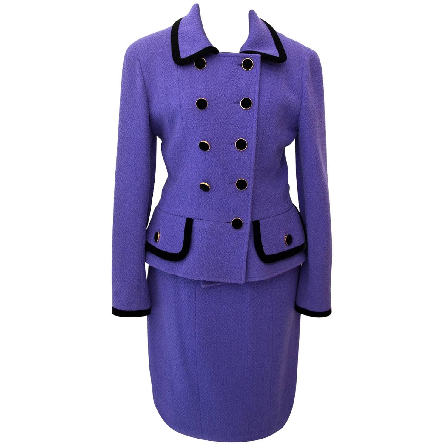 Chanel Purple Tailleur Set