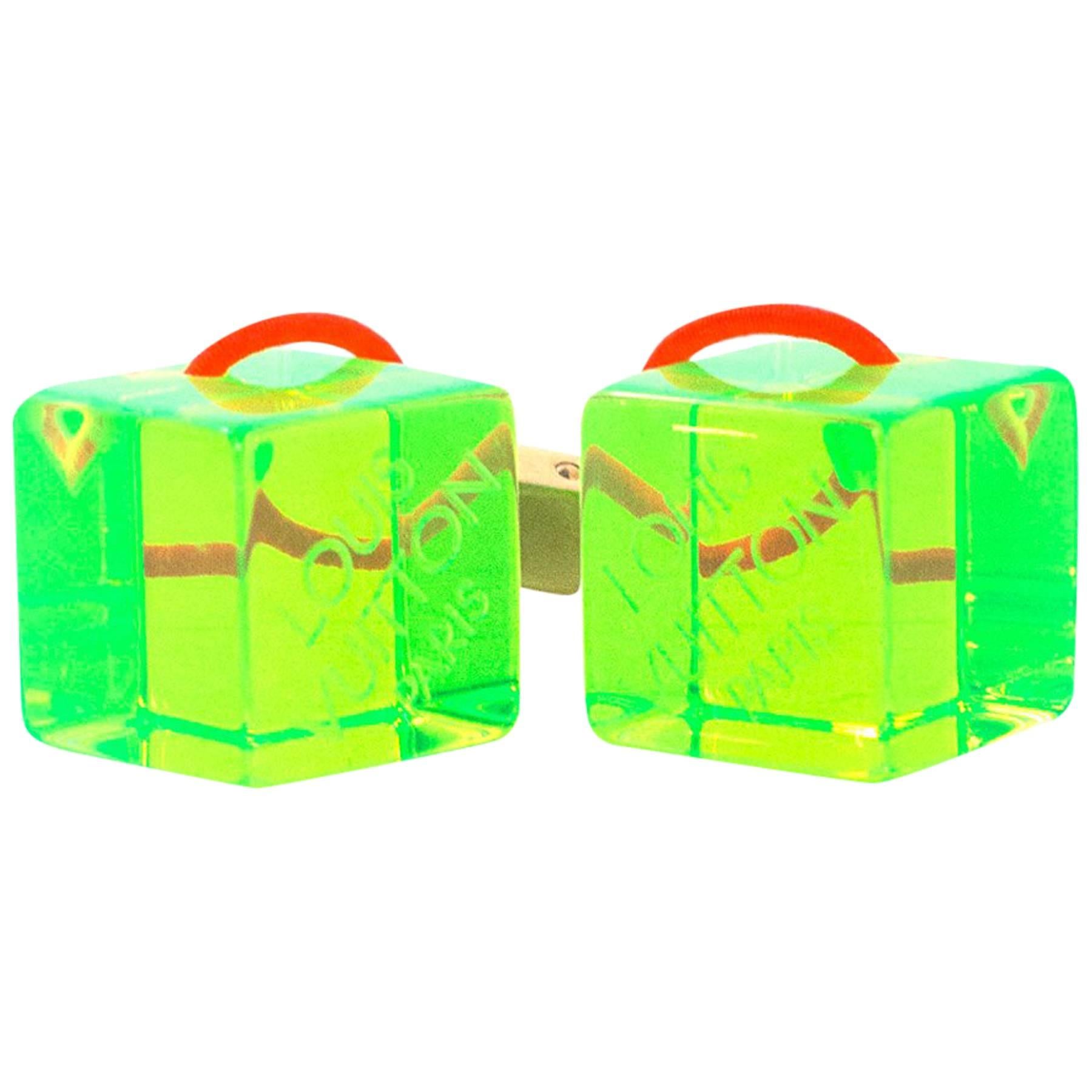 Louis Vuitton Green Hair Cubes