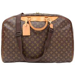 Retro Louis Vuitton Alize Ann Posh Monogram Canvas Travel Hand Bag + Strap