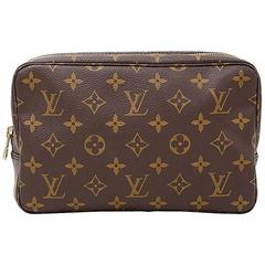 Retro Louis Vuitton Trousse Toilette 23 Monogram Canvas Cosmetic Pouch