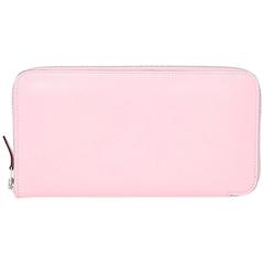 Hermes "Azap" Wallet Swift Leather 3Q Pink Sakura Color PHW