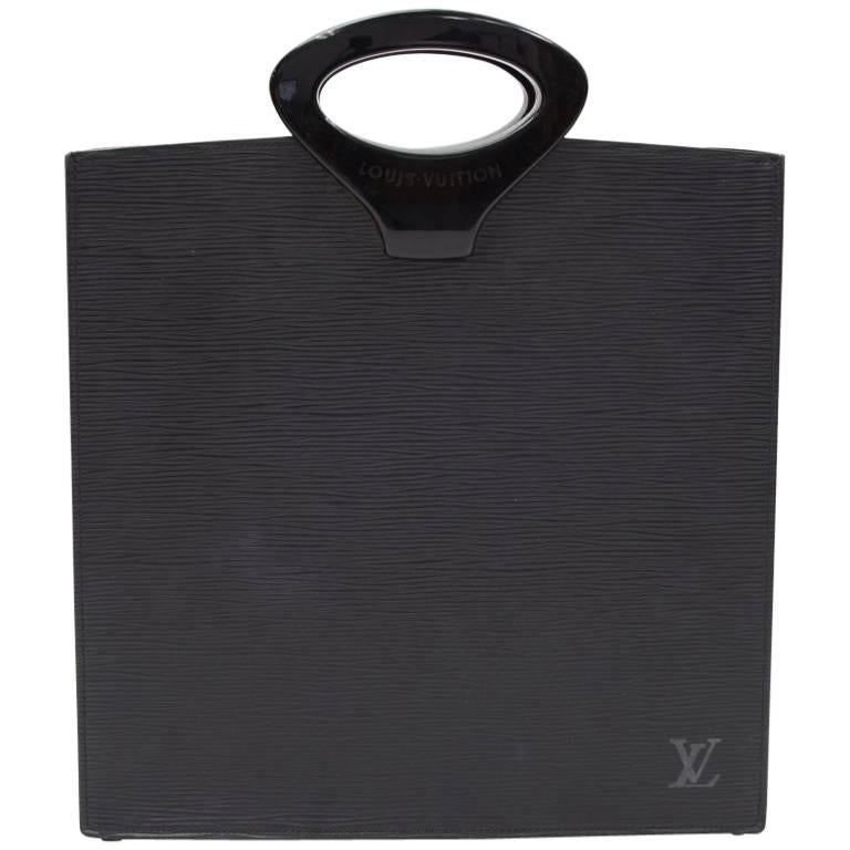 Louis Vuitton Ombre Black Epi Leather Tote Handbag