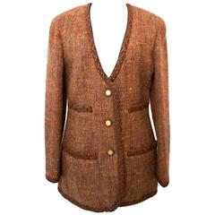 Chanel Autumn Wool Blazer - Size 40 5