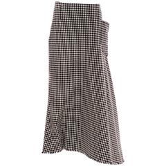 Yohji Yamamoto Wool Houndstooth Flared Skirt, Autumn - Winter 2003 1
