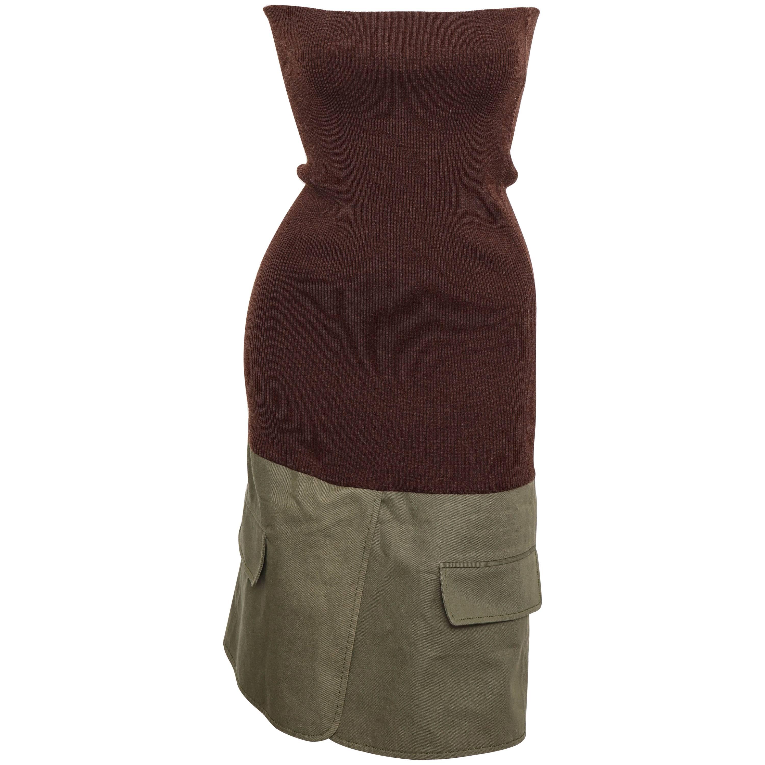 Christian Dior by John Galliano Knit Tube Dress For Sale