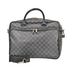 Used Luis Vuitton Briefcase Damier Black Business Bag  Palladium Hardware 2014.