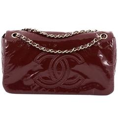 Chanel Rock and Chain Flap Bag Patent Vinyl Medium