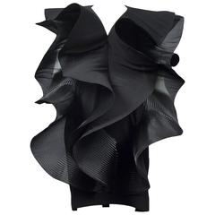 Pierre Cardin Couture Architectural Ruffle Dress 6