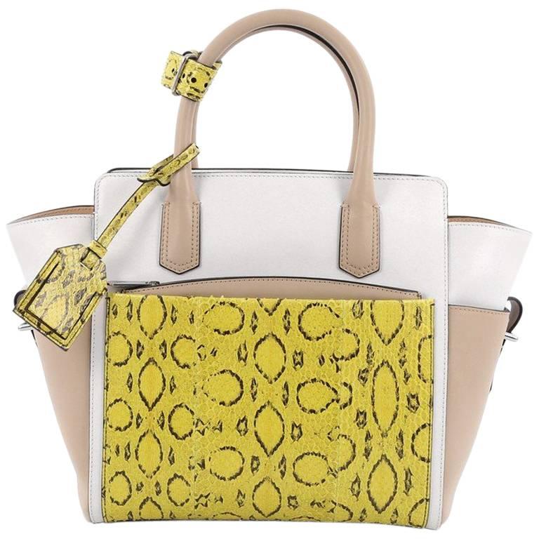 Reed Krakoff Atlantique Tote Leather and Python Mini