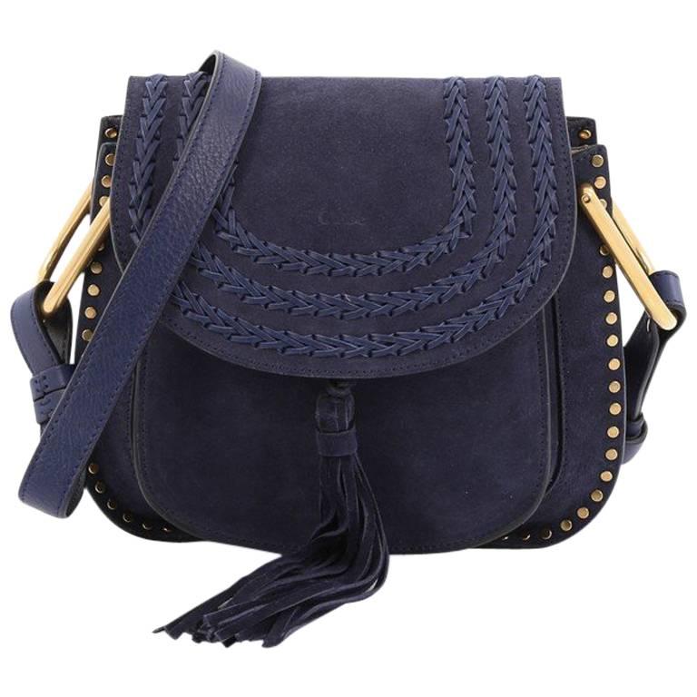 Chloe Hudson Handbag Whipstitch Suede Small