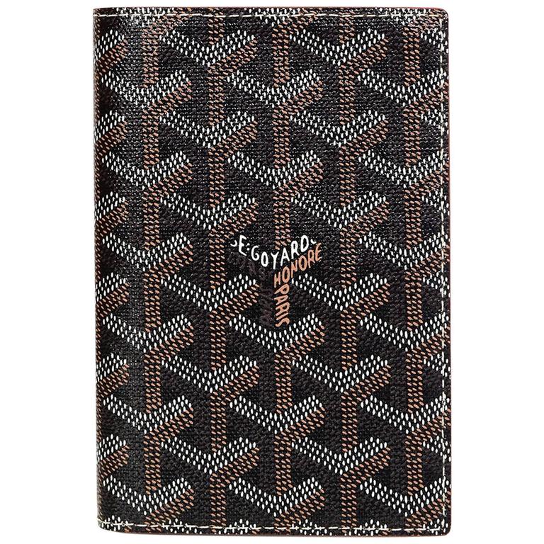 Goyard Black Grenelle Passport Holder 