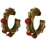 Pendientes de aro Miriam Haskell