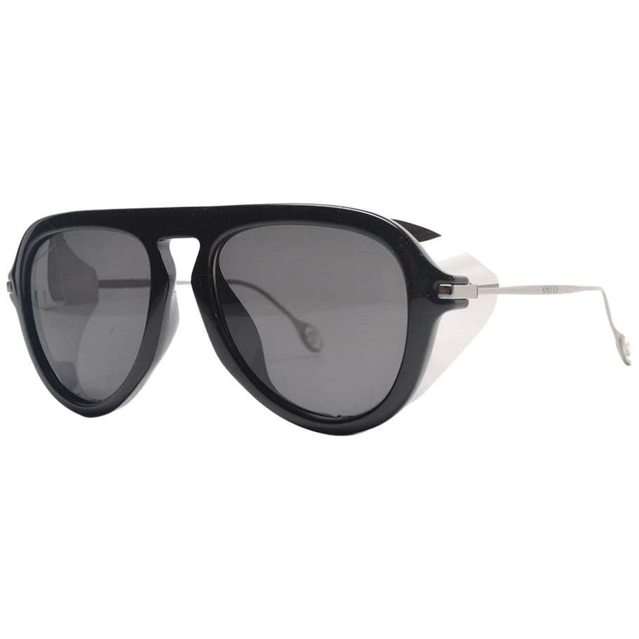 Gucci Aviator Sunglasses Black GG3737S CVSY1 For Sale