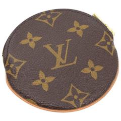 Louis Vuitton Porte Monnaie Rond Monogram Canvas Coin Case