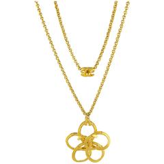 Chanel Abstract CC Pendant Necklace 