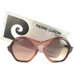 New Vintage Pierre Cardin " Laure " Two Tone Brown Lens 1960's Sunglasses