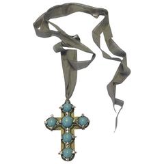 Collana con croce Lanvin