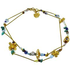 Christian Lacroix Vintage Jewelled Necklace 1