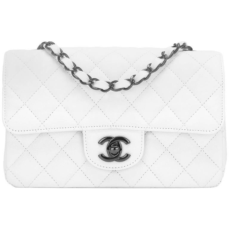 CHANEL Classic Flap White Bags & Handbags for Women for sale