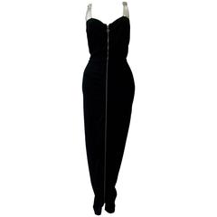 Gianni Versace Versatile Bodycon Stretch Ruched Evening Dress 4