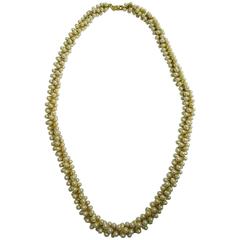 1960s Trifari Interesting Faux Pearl Necklace