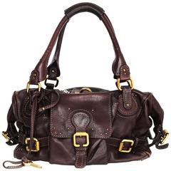 Chloe Brown Leather Large Paddington Bag