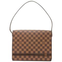 Louis Vuitton Tribeca Carre Ebene Damier Canvas Shoulder Bag