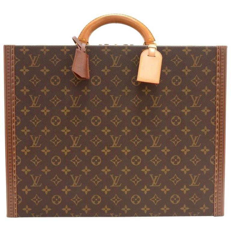 Louis Vuitton President Classeur Monogram Canvas Briefcase Trunk at ...