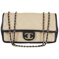 Chanel 2014 ss Cruise Collection 2.55 Bicolor Classic Shoulder Bag