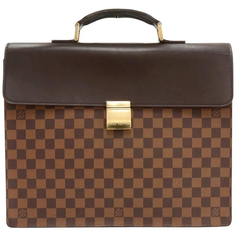 Louis Vuitton Altona PM Ebene Damier Briefcase Bag