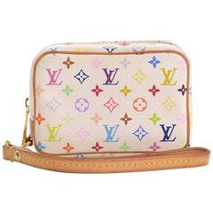 Louis Vuitton White Mini Monogram Multicolore Coated Canvas Wapity Case  Gold Hardware, 2005 Available For Immediate Sale At Sotheby's