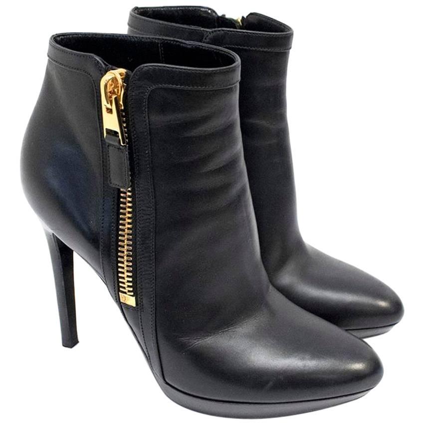 Tom Ford Black Ankle Boots For Sale