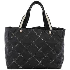 Chanel Travel Line Tote bedrucktes Nylon groß