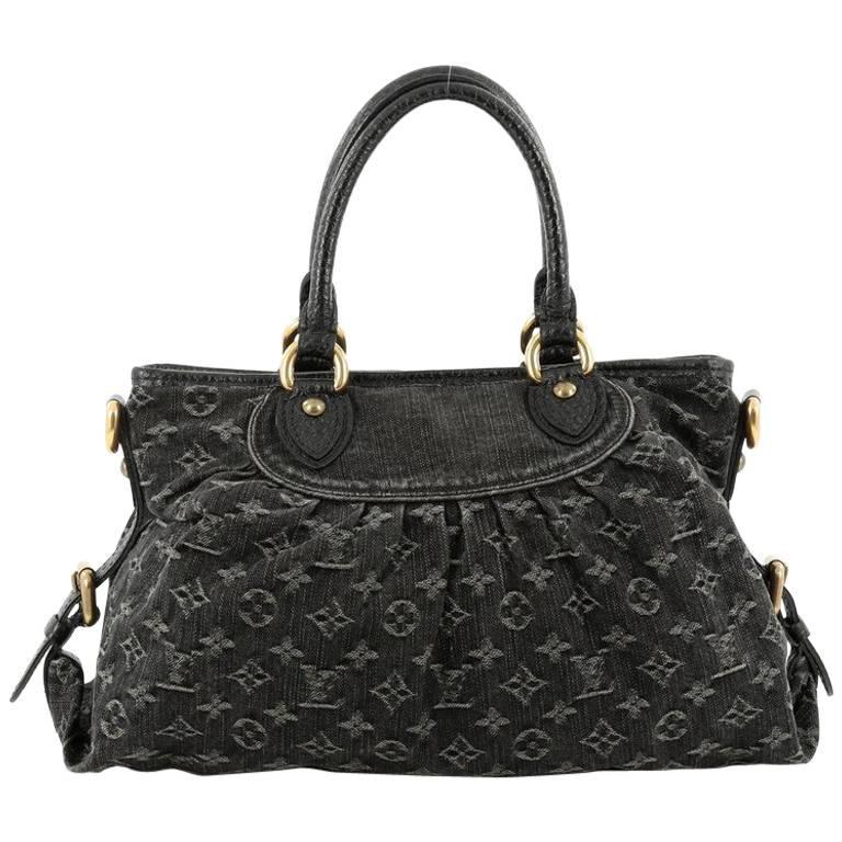 Louis Vuitton Neo Cabby Handbag Denim MM at 1stdibs