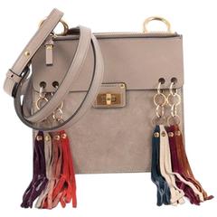 Chloe Jane Crossbody Bag Leather and Suede Small