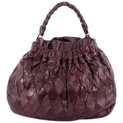 Miu Miu Convertible Hobo Matelasse Leather Medium 12