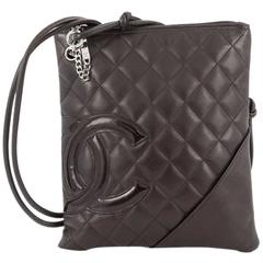 Chanel Cambon Crossbody Bag Quilted Leather Medium