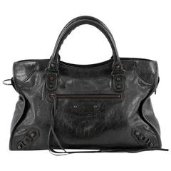 Balenciaga City Classic Studs Handbag Leather Medium 7