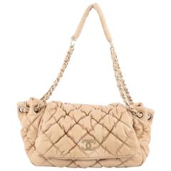 Chanel Bubble Accordion Flap Bag Quilted Lambskin Medium