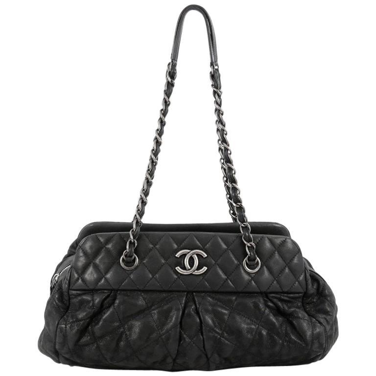 Chanel Quilted Calfskin Chic Bowling Bag 