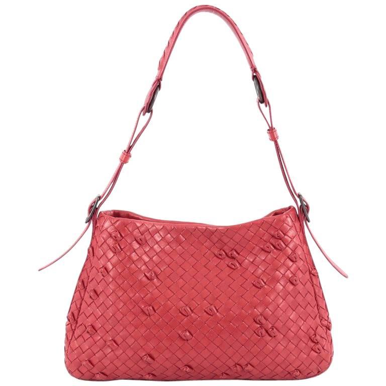 Bottega Veneta Naruto Knot Shoulder Bag Intrecciato Nappa Small