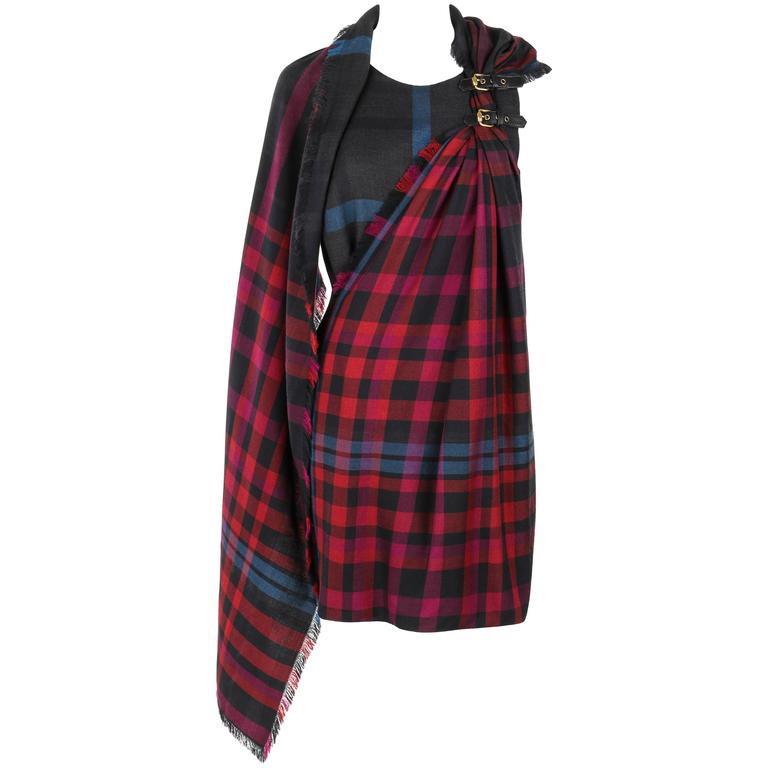 gucci plaid dress