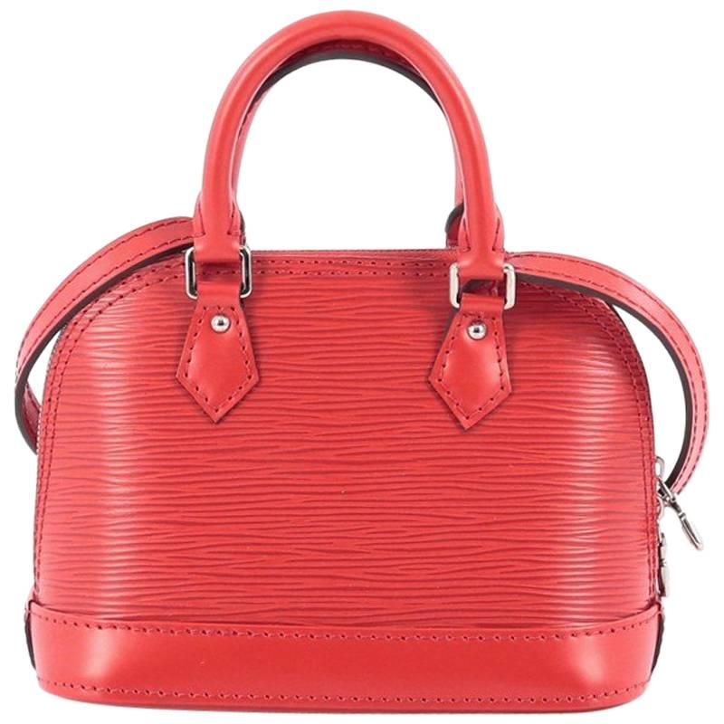Louis Vuitton  Alma Handbag Epi Leather Nano