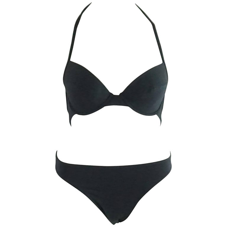 Christian Dior Black Bikini - 40 - NWT at 1stDibs | dior bikini, black ...