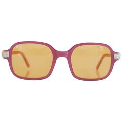 D & G Pink and Orange Sunglasses - Circa 1990's