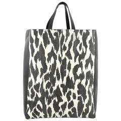 Celine Vertical Bi-Cabas Tote Printed Canvas and Leather Large 12