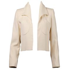 Yves Saint Laurent Vintage 100% Cashmere Jacket 12
